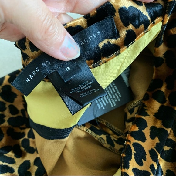 NWT Marc By Marc Jacobs Leopard Print Midi Skirt​ - Picture 8 of 9